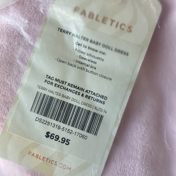 Fabletics Terry Halter Babydoll Dress - Picture 7 of 8